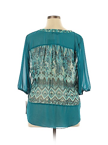 Style&Co 3/4 Sleeve Blouse (view 2)