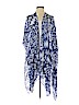 Michael Stars 100% Viscose Print Blue Wrap One size - photo 1