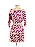 Diane von Furstenberg 100% Silk Purple Casual Dress Size 6 - photo 2