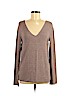 Zara 100% Cotton Tan Long Sleeve Top Size M - photo 1