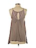 American Eagle Outfitters 100% Viscose Tan Sleeveless Top Size S (petite) - photo 2