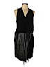 Tibi 100% Silk Black Cocktail Dress Size 10 - photo 1
