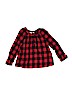 Gap Kids Checkered-gingham Red Long Sleeve Henley Size S (toddler) - photo 1
