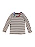 Splendid Stripes Black Long Sleeve Top Size 10 - photo 1