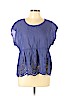 Sonoma Goods for Life 100% Cotton Blue Sleeveless Blouse Size L (petite) - photo 1