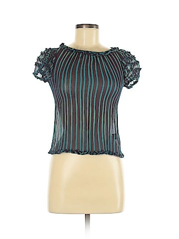 Marc by Marc Jacobs Short Sleeve Silk Top (view 1)