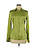 Piazza Sempione Green Long Sleeve Silk Top Size EU (IT) 44 / US 8 - photo 1