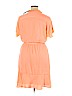 Banana Republic 100% Polyester Orange Casual Dress Size 14 - photo 2