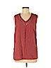 Daniel Rainn 100% Rayon Brown Sleeveless Blouse Size M - photo 1