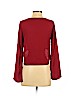 TOBI 100% Polyester Red Long Sleeve Blouse Size S - photo 2