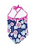 Tea Floral Blue One Piece Swimsuit Size 12 - photo 2
