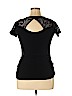 Ambiance Apparel Black Short Sleeve Top Size XL - photo 2