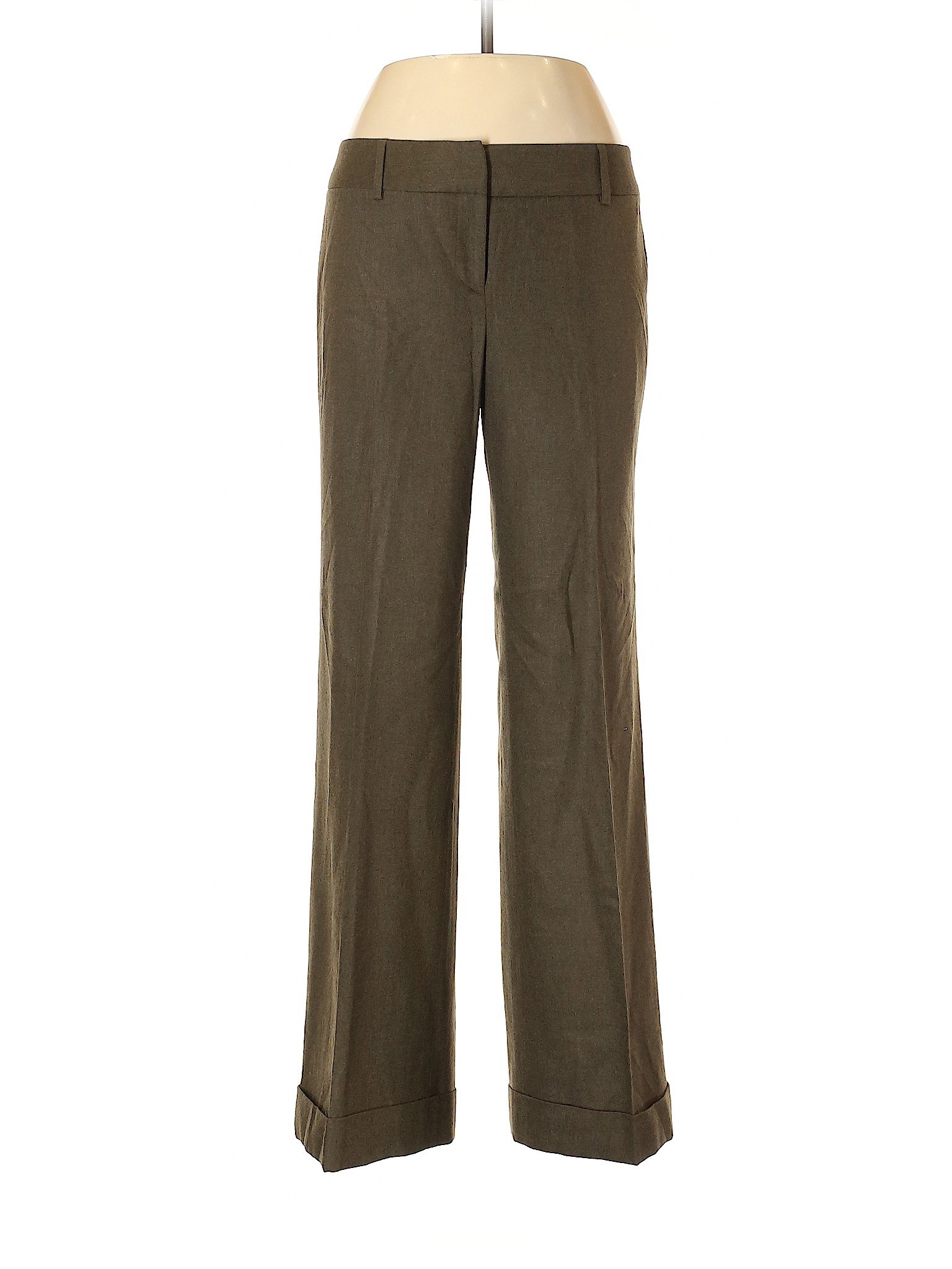 Ann Taylor Women Green Wool Pants 8 Petites | eBay