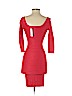 Bebe Red Casual Dress Size S (petite) - photo 2