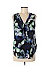Banana Republic 100% Polyester Blue Sleeveless Blouse Size M - photo 1
