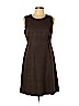 Talbots Brown Casual Dress Size 10 (petite) - photo 1