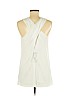 Theory White Sleeveless Blouse Size M - photo 2