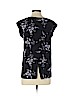 Rebecca Taylor 100% Silk Black Sleeveless Silk Top Size 2 - photo 2