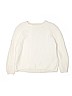 Zara 100% Cotton Solid White Pullover Sweater Size 11/12 - photo 1