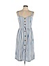 Abercrombie & Fitch Blue Casual Dress Size L (petite) - photo 1
