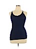 INC International Concepts 100% Cotton Blue Tank Top Size XL - photo 1