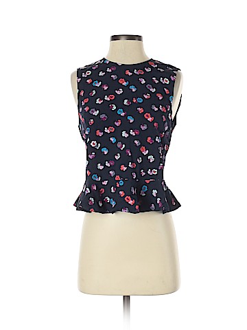 Rebecca Taylor Sleeveless Silk Top (view 1)