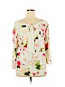 The Limited Ivory 3/4 Sleeve Blouse Size XL - photo 1