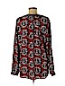 Ann Taylor LOFT 100% Polyester Red Long Sleeve Blouse Size M - photo 2