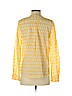Ann Taylor LOFT Outlet 100% Cotton Yellow Long Sleeve Blouse Size S - photo 2
