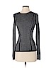 Diane von Furstenberg Gray Long Sleeve Top Size S - photo 1