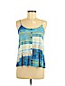 H.I.P. Happening in the Present 100% Rayon Blue Tank Top Size M - photo 1