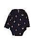 Baby Gap 100% Cotton Print Blue Short Sleeve Onesie Size 6-12 mo - photo 2