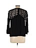 Love Stitch 100% Rayon Black Long Sleeve Top Size L - photo 2