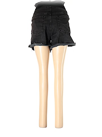 Isabel Maternity Denim Shorts (view 2)