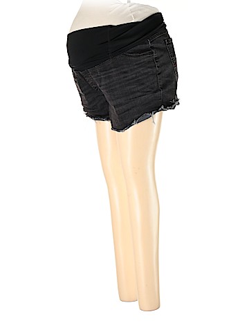 Isabel Maternity Denim Shorts (view 1)