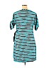 New York & Company Blue Casual Dress Size XL - photo 2
