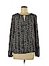 MICHAEL Michael Kors Black Long Sleeve Top Size M - photo 1