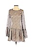 For Love & Lemons 100% Silk Tan Casual Dress Size XS - photo 1