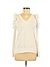MICHAEL Michael Kors White Long Sleeve Top Size M - photo 1