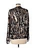 MICHAEL Michael Kors 100% Polyester Gold Long Sleeve Blouse Size M - photo 2