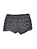 Justice 100% Cotton Blue Denim Shorts Size 16 - photo 2