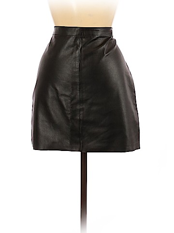 Jigsaw Leather Skirt (view 1)