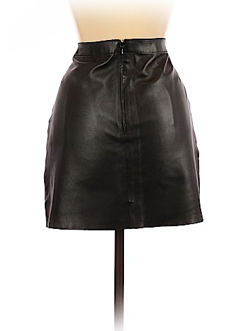 Jigsaw Leather Skirt (view 2)