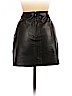 Jigsaw 100% Leather Black Leather Skirt Size 8 - photo 2