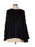 Ro & De 100% Polyester Black Long Sleeve Blouse Size L - photo 1