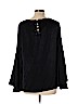 Ro & De 100% Polyester Black Long Sleeve Blouse Size L - photo 2