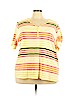 Cj Banks 100% Cotton Yellow Short Sleeve T-Shirt Size 3X - photo 1