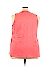 Cj Banks 100% Cotton Pink Sleeveless Top Size 3X - photo 2