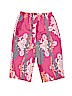 One Papaya Hawaii Print Pink Casual Pants Size 5 - photo 1