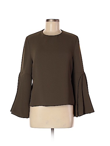 Brandon Maxwell Long Sleeve Blouse (view 1)